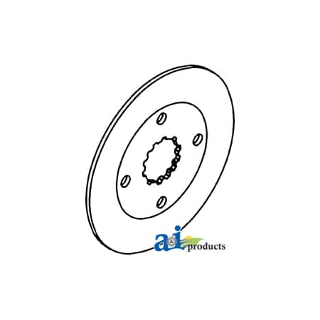 A & I Products Brake Disc 8" x8" x1" A-104712C21